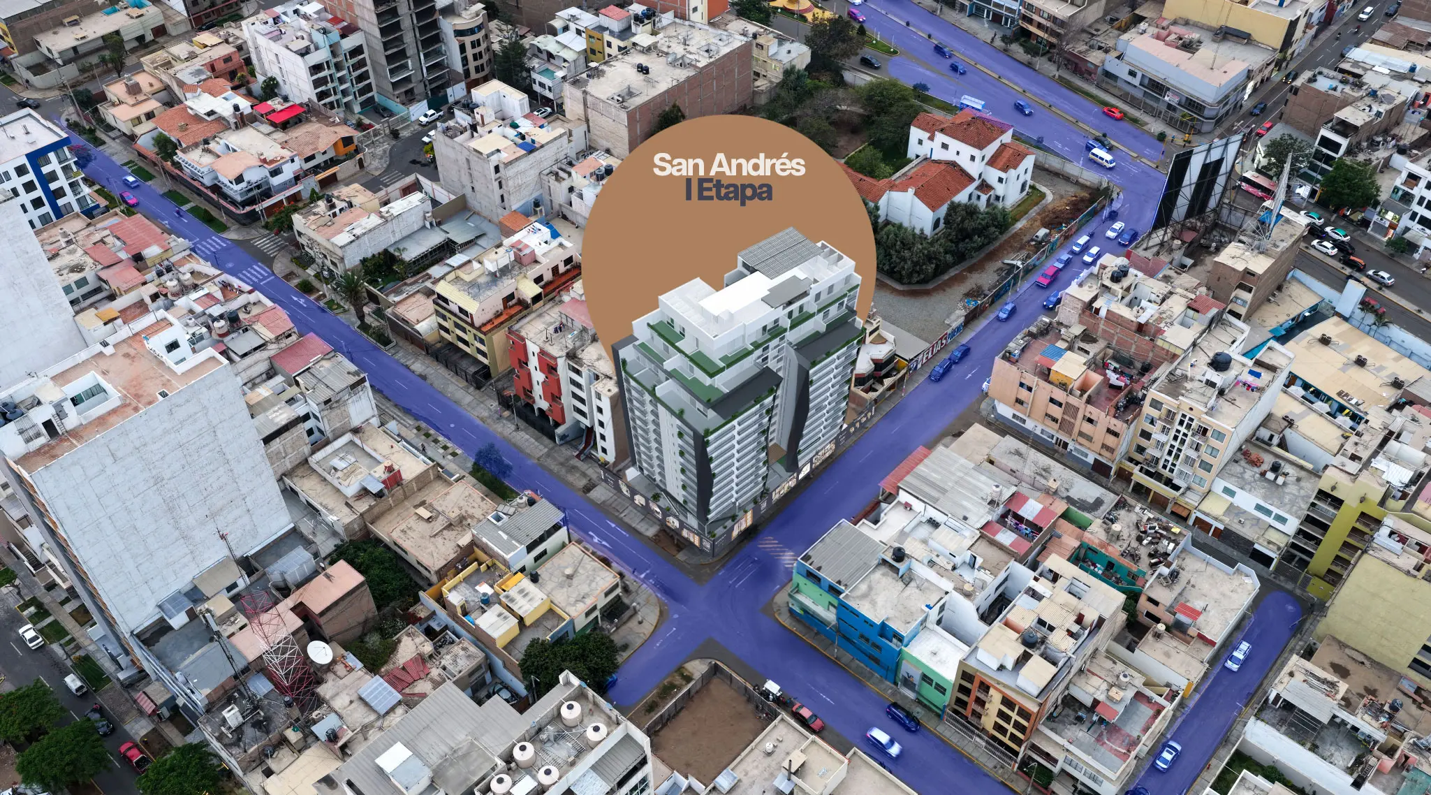 Vista panorámica ubicación estratégica